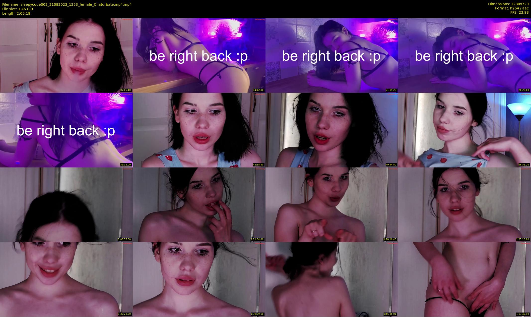 sleepycode002 — 121 minute Chaturbate Female cam show, Aug 21, 2023