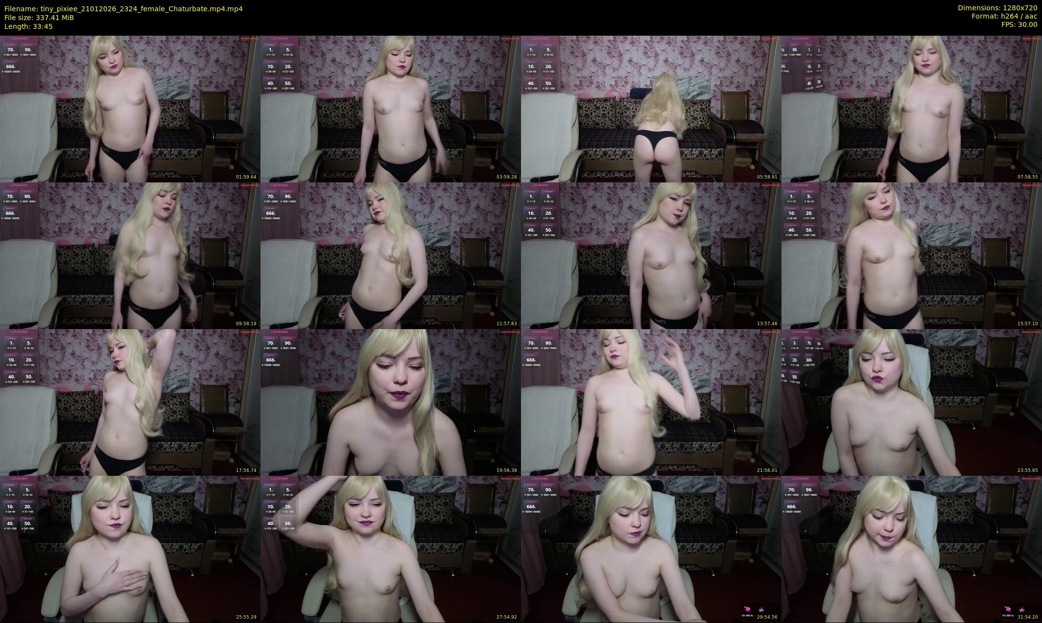 tiny_pixiee — 34 minute Chaturbate Female cam show, Jan 21, 2026