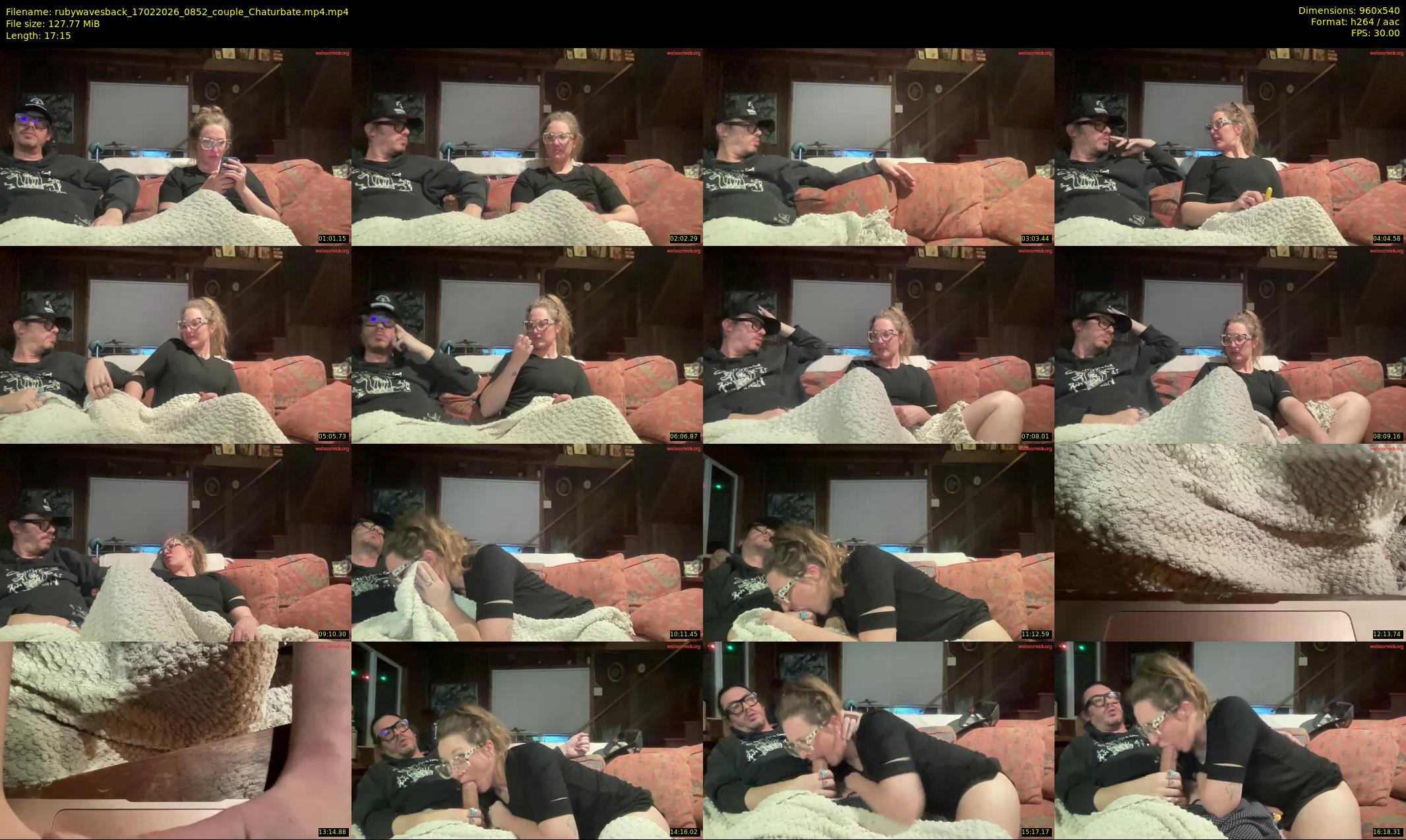 rubywavesback — 18 minute Chaturbate Couple cam show, Feb 17, 2026